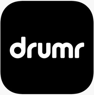 Drumr App Logo Patrick Blakley's music is on the DRUMR app!